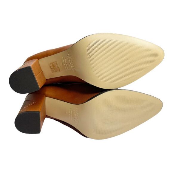 SYLVEN NEW YORK Almasi Leather Block Heel Boot  - Picture 6 of 12